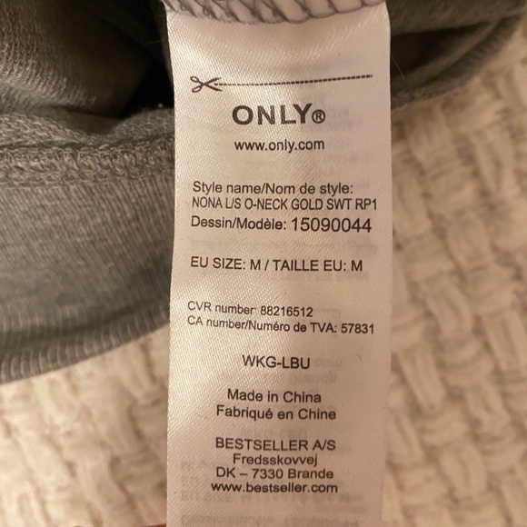 ONLY | Grey long sleeves shirt - Picture 3 of 4